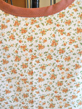 Load image into Gallery viewer, Grandma Style Old Fashioned Full Apron in a Warm Brown Floral in Large